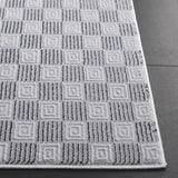 Safavieh Slate 700 4'-0" x 6'-0" Rug in Grey / Ivory Black