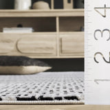Safavieh Slate 700 4'-0" x 6'-0" Rug in Ivory / Black