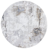 Safavieh Slate 700 6'-7" x 6'-7" Rug in Grey / Ivory Brown