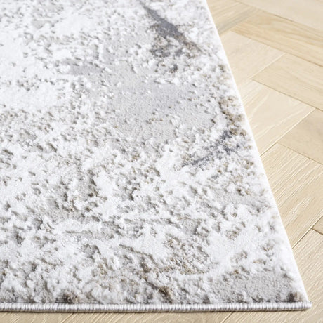 Safavieh Slate 700 4'-0" x 6'-0" Rug in Grey / Ivory Brown