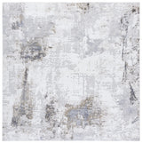 Safavieh Slate 700 6'-7" x 6'-7" Rug in Grey / Ivory Brown
