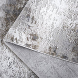 Safavieh Slate 700 4'-0" x 6'-0" Rug in Grey / Ivory Brown