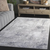 Safavieh Slate 700 4'-0" x 6'-0" Rug in Grey / Ivory
