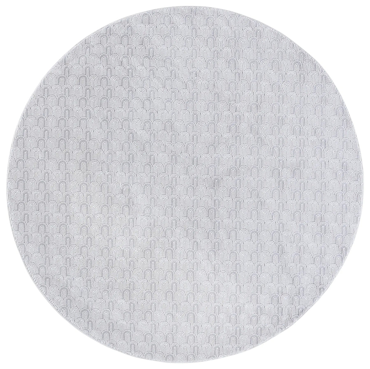 Safavieh Slate 700 6'-7" x 6'-7" Rug in Beige / Grey Ivory