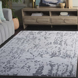 Safavieh Slate 700 4'-0" x 6'-0" Rug in Grey / Dark Grey