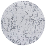 Safavieh Slate 700 6'-7" x 6'-7" Rug in Grey / Dark Grey