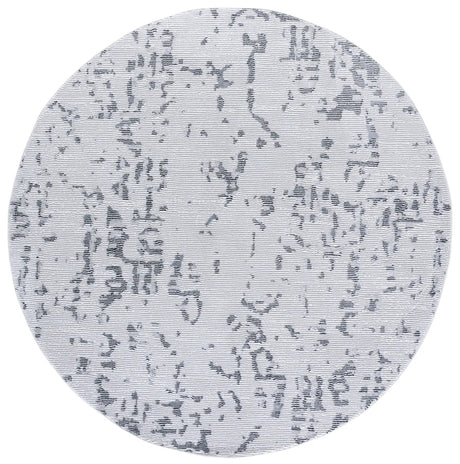 Safavieh Slate 700 6'-7" x 6'-7" Rug in Grey / Dark Grey