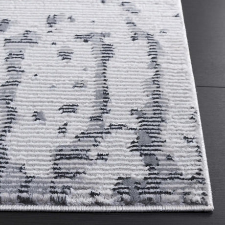 Safavieh Slate 700 4'-0" x 6'-0" Rug in Grey / Dark Grey