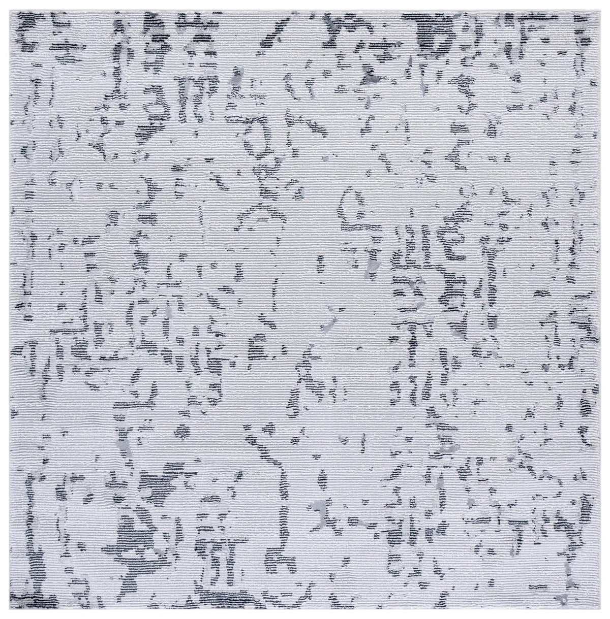 Safavieh Slate 700 6'-7" x 6'-7" Rug in Grey / Dark Grey