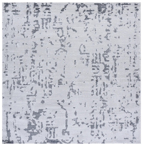 Safavieh Slate 700 6'-7" x 6'-7" Rug in Grey / Dark Grey