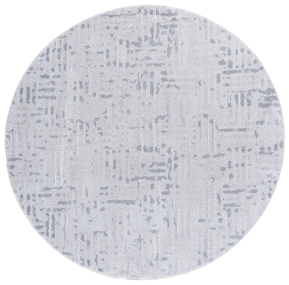 Safavieh Slate 700 6'-7" x 6'-7" Rug in Light Grey / Grey