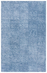 Safavieh Soho 4'-0" x 6'-0" Rug in Dark Blue / Ivory