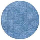 Safavieh Soho 6'-0" x 6'-0" Rug in Dark Blue / Ivory