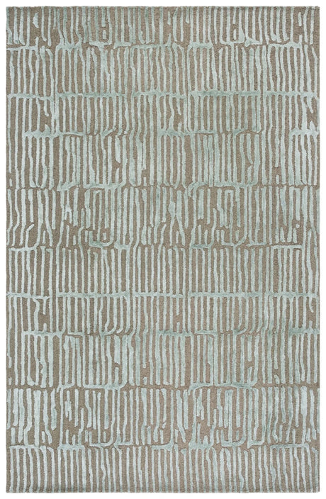 Safavieh Soho 4'-0" x 6'-0" Rug in Green / Brown