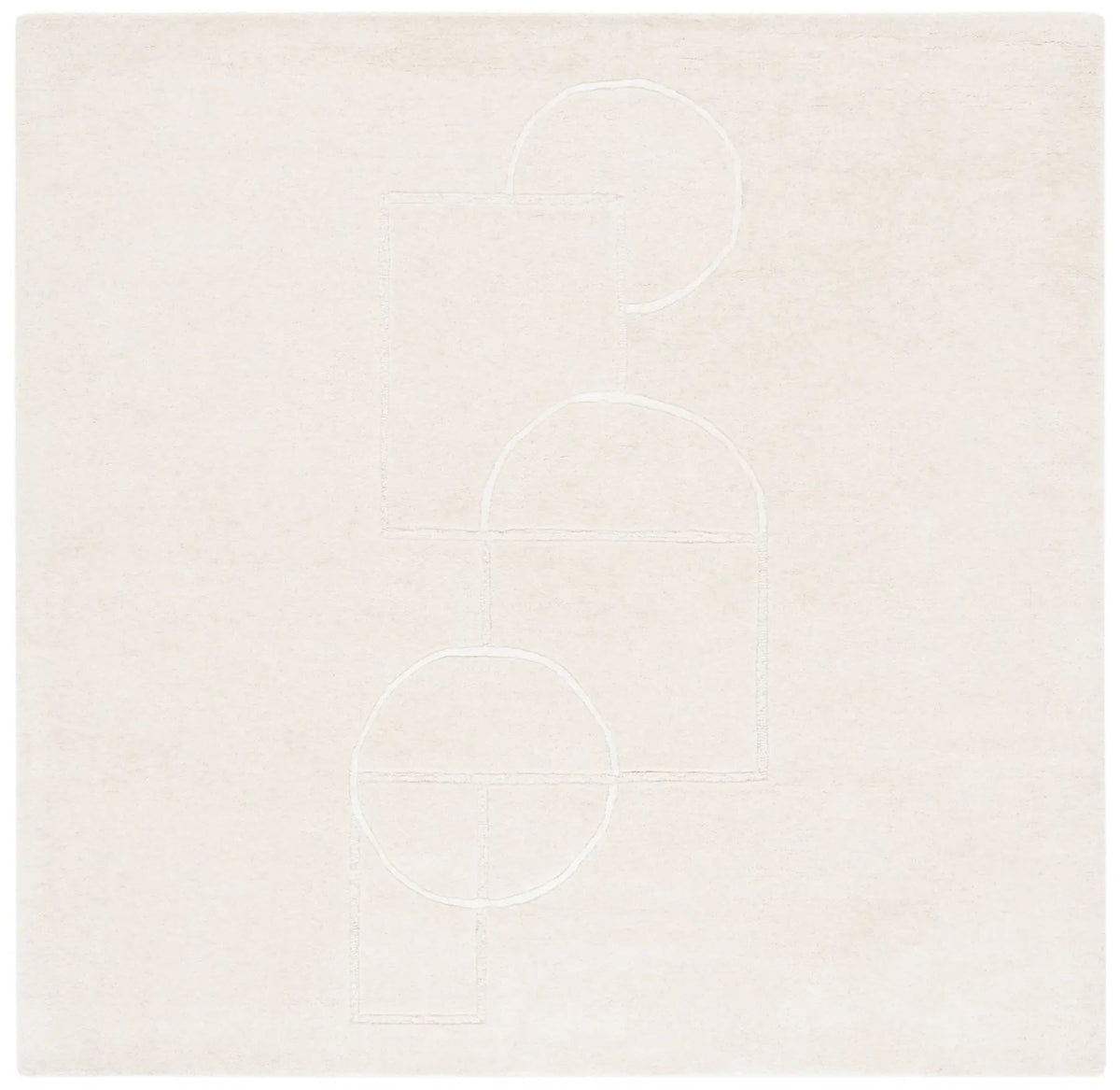 Safavieh Soho 6'-0" x 6'-0" Rug in Beige / Ivory
