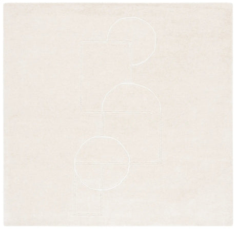 Safavieh Soho 6'-0" x 6'-0" Rug in Beige / Ivory