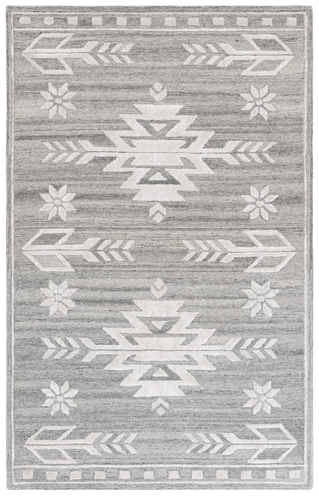 Safavieh Soho 4'-0" x 6'-0" Rug in Grey / Ivory