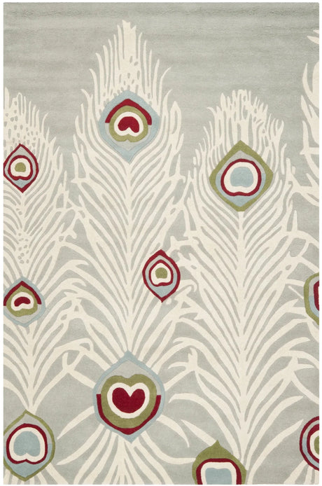 Safavieh Soho 6'-0" x 9'-0" Rug in Grey / Ivory