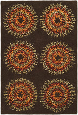 Safavieh Soho 2'-0" x 3'-0" Rug in Brown / Gold