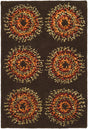 Safavieh Soho 2'-0" x 3'-0" Rug in Brown / Gold