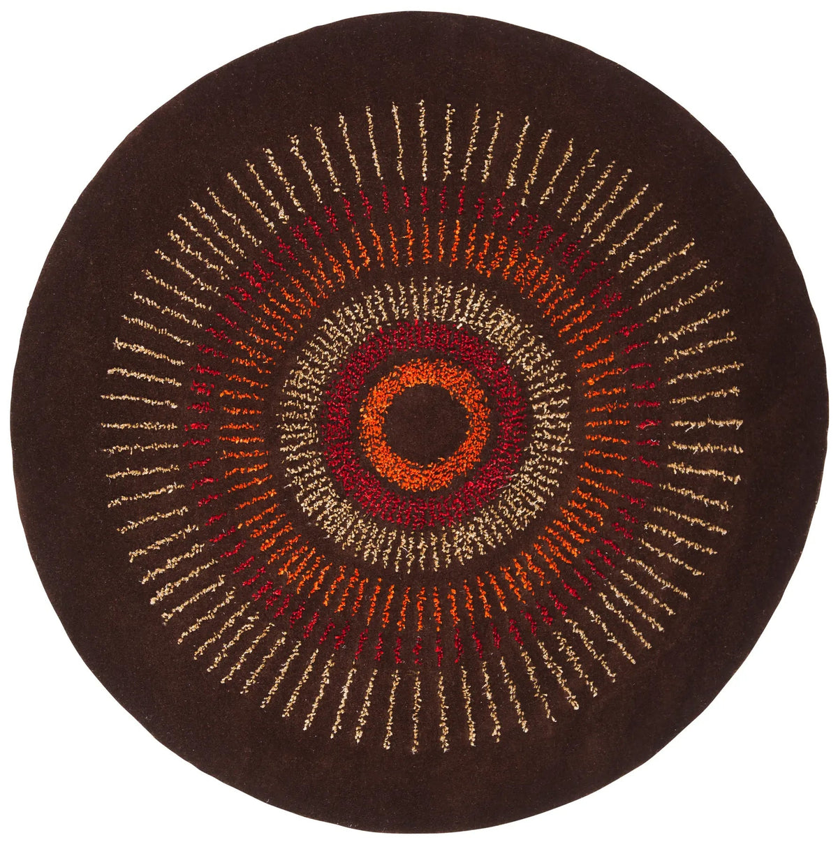 Safavieh Soho 6'-0" x 6'-0" Rug in Brown / Gold