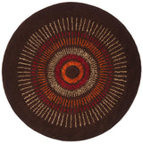 Safavieh Soho 6'-0" x 6'-0" Rug in Brown / Gold