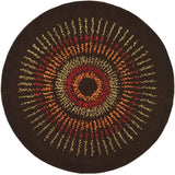 Safavieh Soho 4'-0" x 4'-0" Rug in Brown / Gold