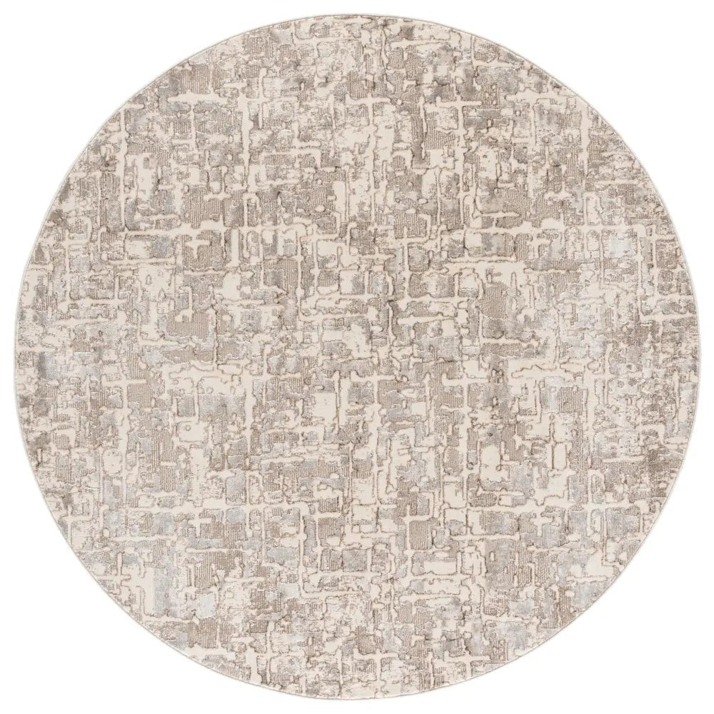Safavieh Spectrum 6'-7" x 6'-7" Rug in Ivory / Grey Beige