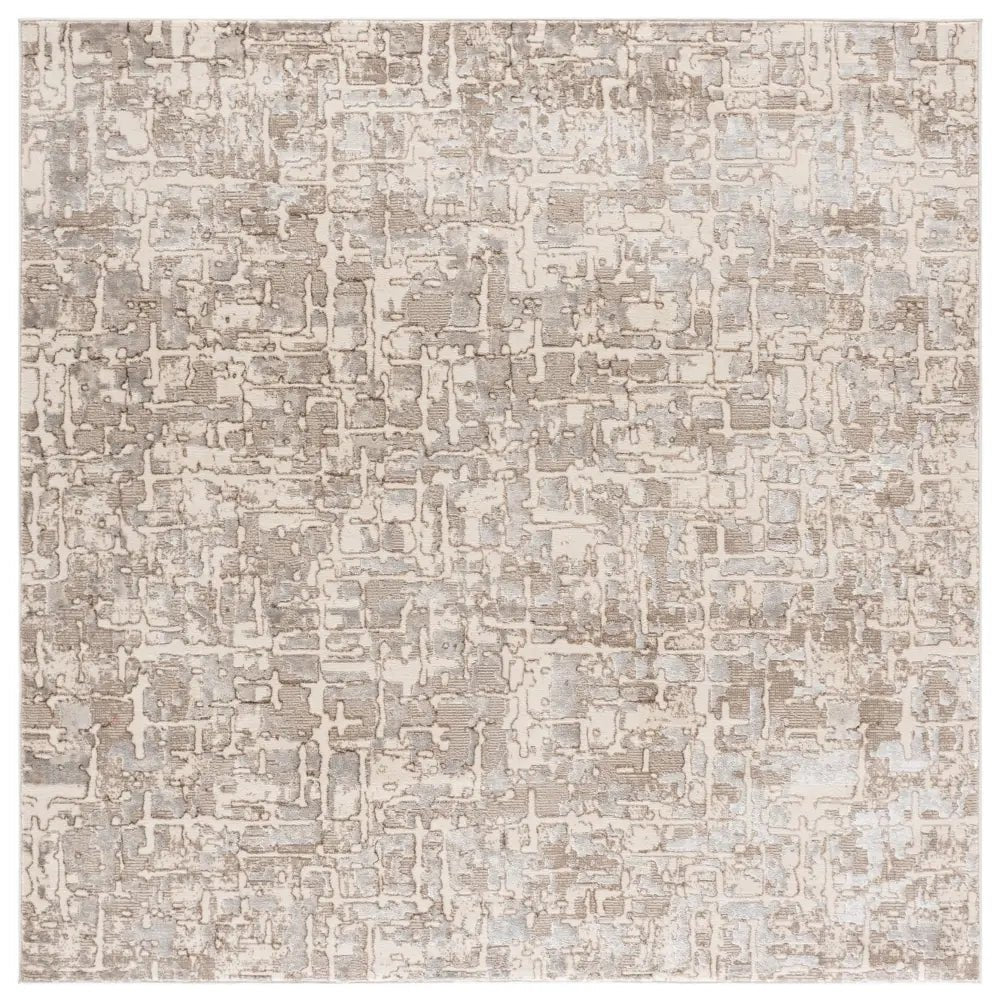 Safavieh Spectrum 6'-7" x 6'-7" Rug in Ivory / Grey Beige