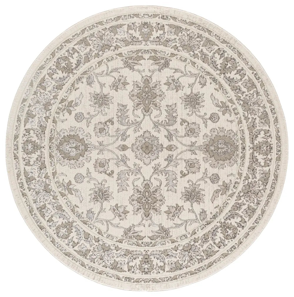 Safavieh Spectrum 6'-7" x 6'-7" Rug in Ivory / Grey