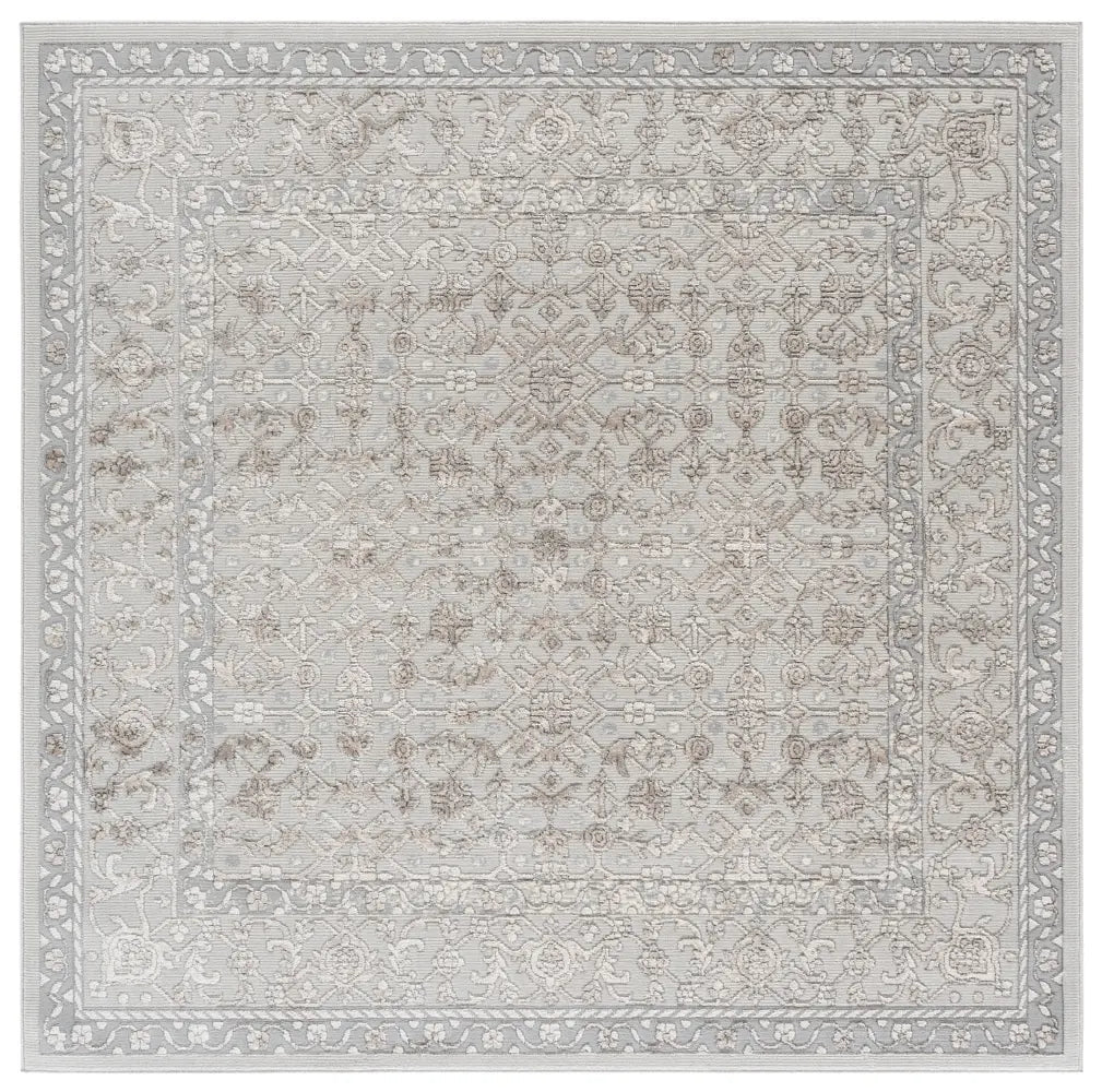 Safavieh Spectrum 6'-7" x 6'-7" Rug in Grey / Ivory