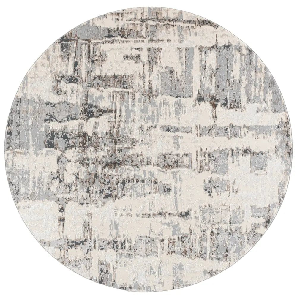 Safavieh Spectrum 6'-7" x 6'-7" Rug in Ivory / Grey
