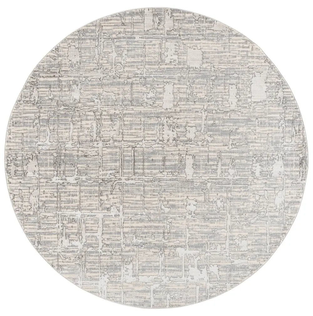 Safavieh Spectrum 6'-7" x 6'-7" Rug in Grey / Ivory