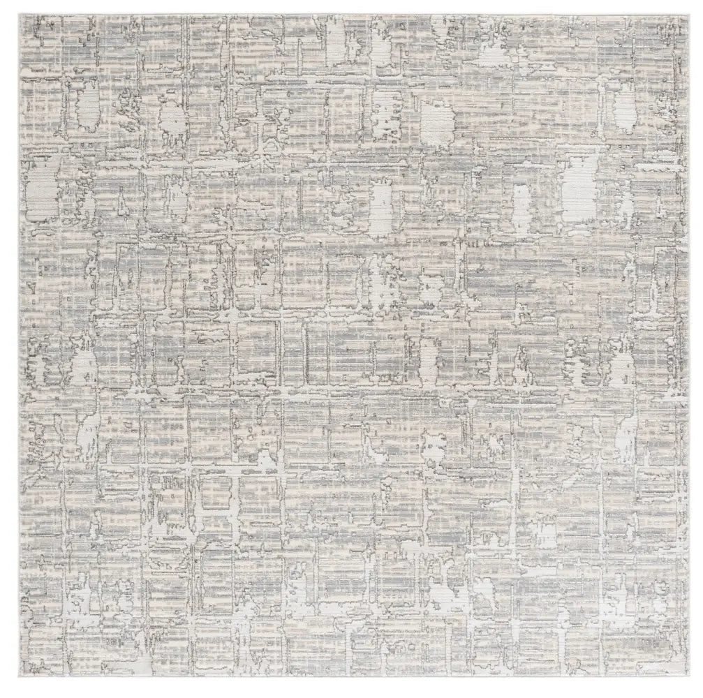 Safavieh Spectrum 6'-7" x 6'-7" Rug in Grey / Ivory