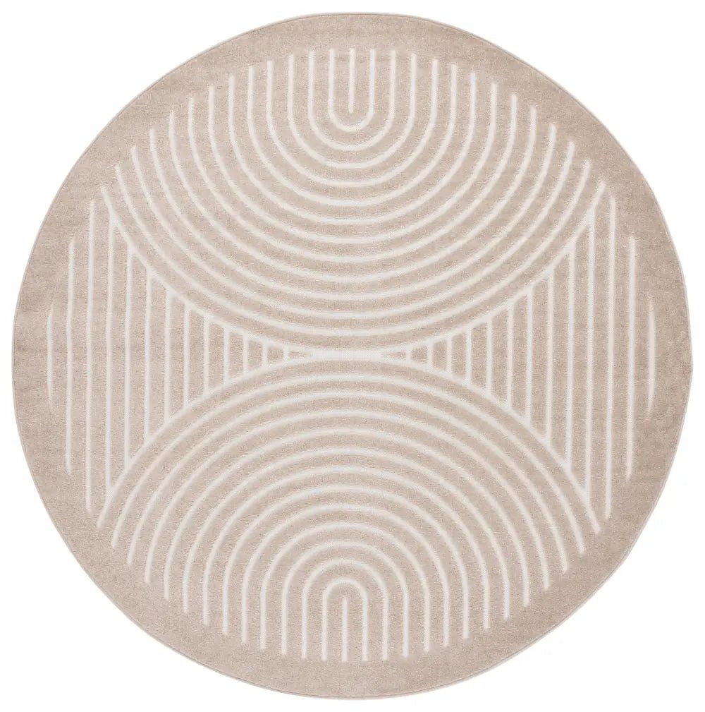 Safavieh Stella 6'-7" x 6'-7" Rug in Beige / Ivory