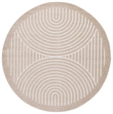 Safavieh Stella 6'-7" x 6'-7" Rug in Beige / Ivory