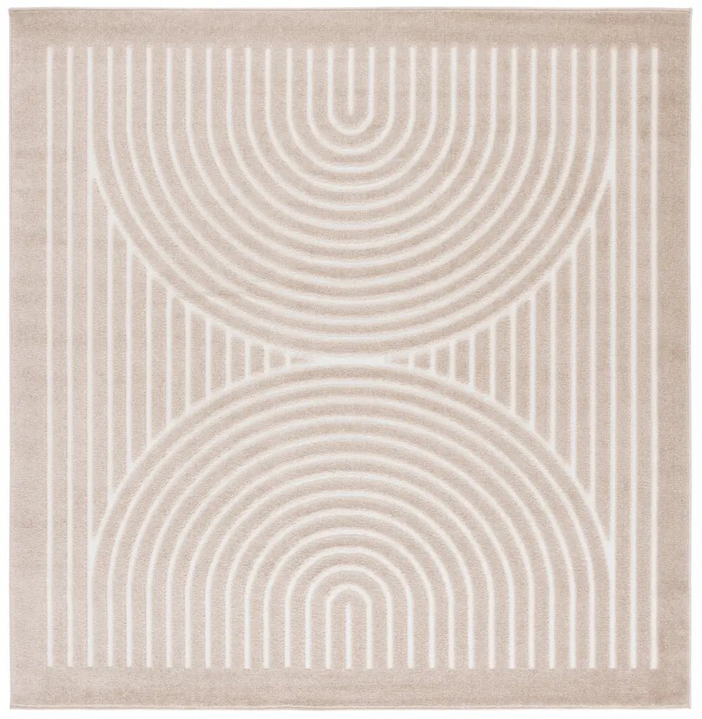 Safavieh Stella 6'-7" x 6'-7" Rug in Beige / Ivory