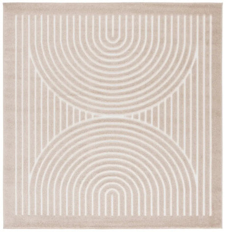 Safavieh Stella 6'-7" x 6'-7" Rug in Beige / Ivory