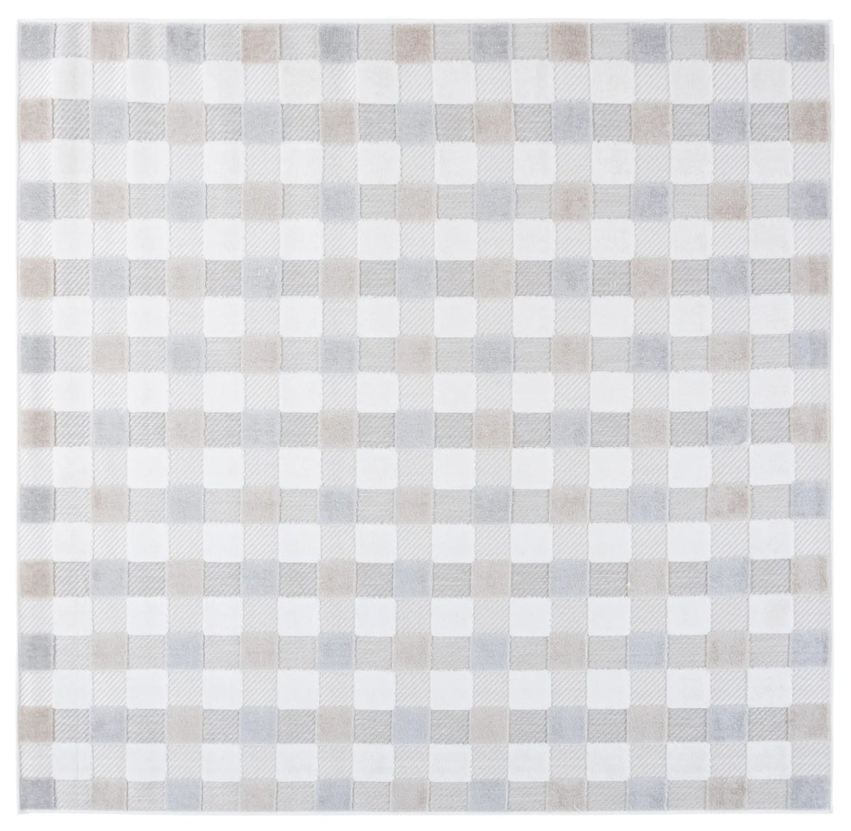 Safavieh Stella 6'-7" x 6'-7" Rug in Ivory / Grey Beige