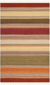 Safavieh Striped Kilim 2'-6" x 4'-0" Rug in Green