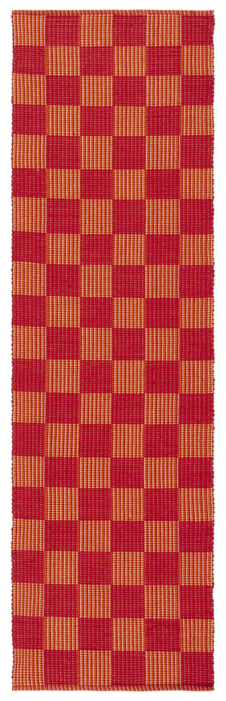 Safavieh Striped Kilim Stk801Q Red/Rust Rug.
