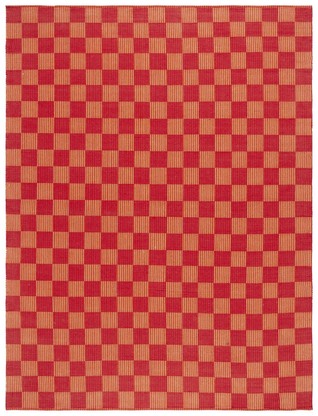 Safavieh Striped Kilim Stk801Q Red/Rust Rug.