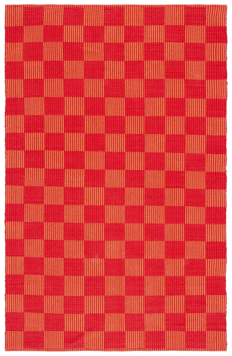 Safavieh Striped Kilim Stk801Q Red/Rust Rug.
