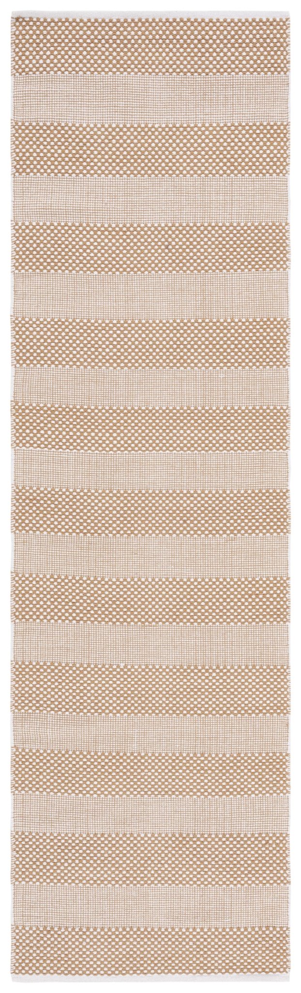 Safavieh Striped Kilim Stk802D Ivory/Gold Rug.
