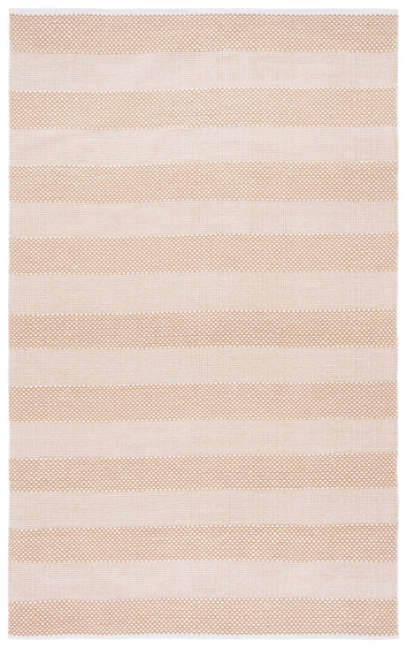 Safavieh Striped Kilim Stk802D Ivory/Gold Rug.