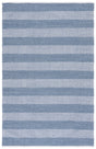 Safavieh Striped Kilim Stk802M Ivory/Blue Rug.