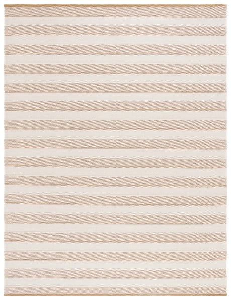 Safavieh Striped Kilim Stk803B Beige/Gold Rug.