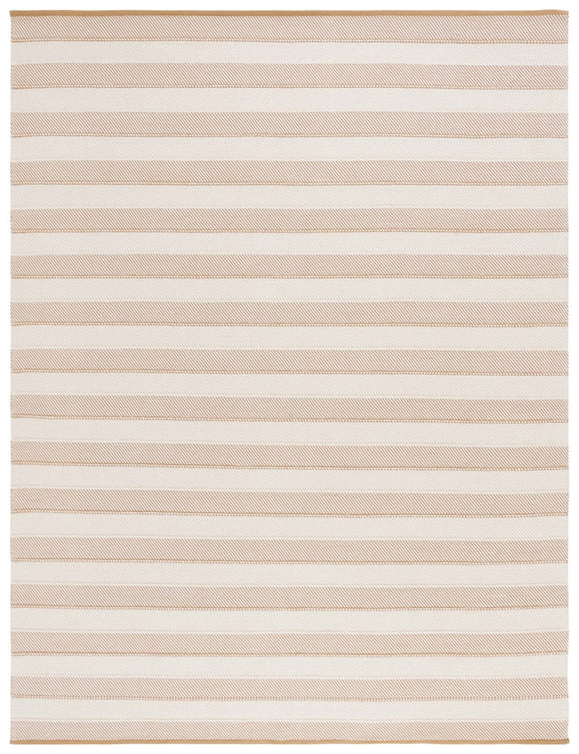 Safavieh Striped Kilim Stk803B Beige/Gold Rug.