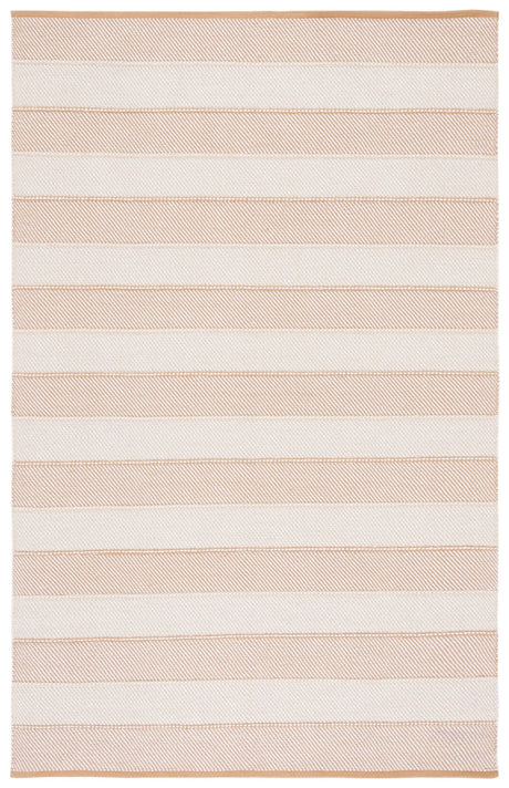 Safavieh Striped Kilim Stk803B Beige/Gold Rug.