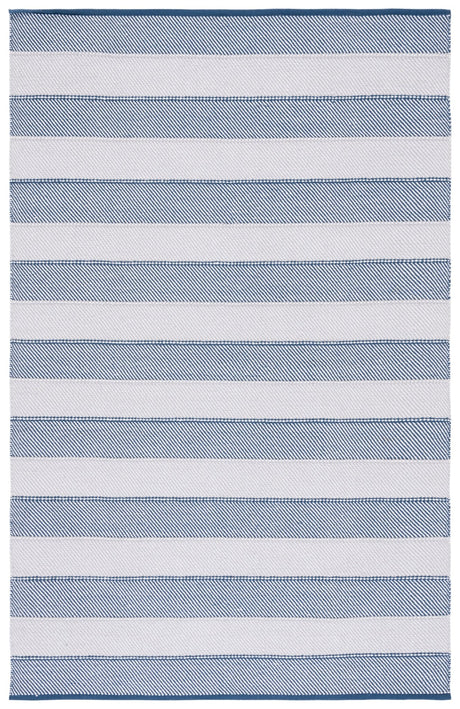 Safavieh Striped Kilim Stk803F Grey/Blue Rug.